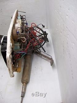 VINTAGE TOM SAWYER STEERING CONSOLE withMerCruiser RIDE GUIDE HELM/ WHEEL & GAUGES