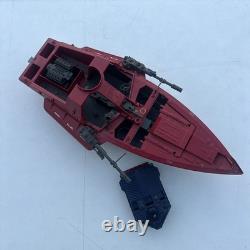 VTG 1985 G. I. Joe Cobra Moray Hydrofoil With Sled ARAH HASBRO Incomplete