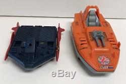 VTG 1986 GI JOE DEVILFISH Fast Attack Sea Boat & Cobra Hydro-Sled Parts Lot +