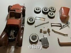 VTG 1/24th 1963 Release Monogram 1930 Packard Boat Tail Speedster Restore Parts