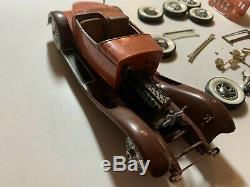 VTG 1/24th 1963 Release Monogram 1930 Packard Boat Tail Speedster Restore Parts