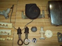 VTG'77 GLASTRON SSV-177 Boat parts pieces cleats plugs handrail fittings horn+