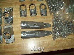 VTG'77 GLASTRON SSV-177 Boat parts pieces cleats plugs handrail fittings horn+