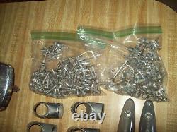 VTG'77 GLASTRON SSV-177 Boat parts pieces cleats plugs handrail fittings horn+