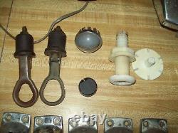 VTG'77 GLASTRON SSV-177 Boat parts pieces cleats plugs handrail fittings horn+