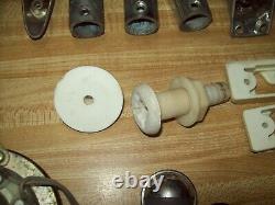 VTG'77 GLASTRON SSV-177 Boat parts pieces cleats plugs handrail fittings horn+