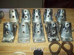 VTG'77 GLASTRON SSV-177 Boat parts pieces cleats plugs handrail fittings horn+