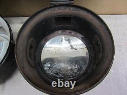VTG ANTIQUE 1910s 1920s PACKARD REO STUTZ WARNER HEADLIGHT HEADLAMP BUBBLE GLASS