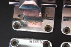 VTG Boat Parts Set of 5 4 base Bronze/Chrome Mooring Cleats HEAVY
