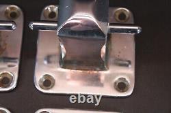 VTG Boat Parts Set of 5 4 base Bronze/Chrome Mooring Cleats HEAVY