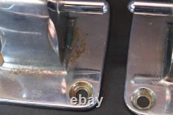 VTG Boat Parts Set of 5 4 base Bronze/Chrome Mooring Cleats HEAVY