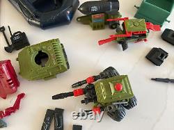 VTG G. I. JOE VEHICLE DEVIL FISH BOAT Cobra Night Landing Machine Gun Etc Parts