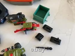 VTG G. I. JOE VEHICLE DEVIL FISH BOAT Cobra Night Landing Machine Gun Etc Parts