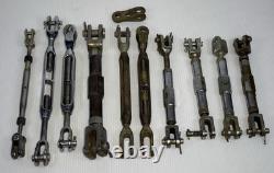 VTG Lot Sailboat Brass Bronze Stainless Steel Turnbuckles Boat Parts Vintage