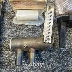 VTG Nitro RC Airplane Boat Muffler Exhaust Pipes Lot Enya 09 Engine Parts Estate