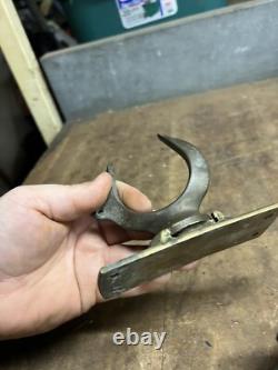 VTG Old Marine Nautical Ship Row Boat Brass Ore Locks Swivel Base Mounts Parts