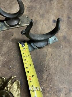 VTG Old Marine Nautical Ship Row Boat Brass Ore Locks Swivel Base Mounts Parts
