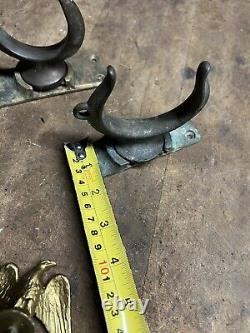VTG Old Marine Nautical Ship Row Boat Brass Ore Locks Swivel Base Mounts Parts