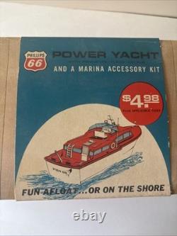 VTG Phillips 66 Power Yacht Boat withBox Dock Parts Decals NEW Never Assembled