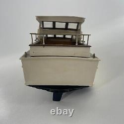 VTG RARE Jupiter 401 RC Leisure Boat Ship Wooden Model 17 FOR PARTS