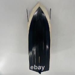 VTG RARE Jupiter 401 RC Leisure Boat Ship Wooden Model 17 FOR PARTS