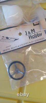 VTG RCBOAT AEROMARINE, DUMAS. RACING CANOPY HATCH PARTS. J&M Hobby