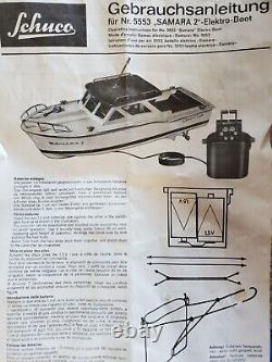 VTG Schuco Samara II Model Boat Ferngesteuerte Elektro Boot Toy FOR PARTS/REPAIR