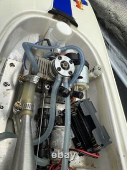 VTG Traxxas Nitro Vee Gas RC Boat RTS TRX Pro. 15 water cooled UNTESTED/ PARTS