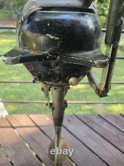 Vintage 1940's Martin 60 7.2 HP Outboard Boat Motor Serial C-75901 For Parts