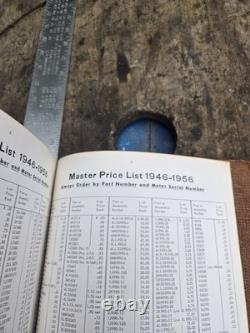 Vintage 1946-1956 Champion Outboard Boat Motor Master Manual / Parts List