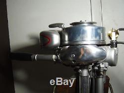 Vintage 1946 Evinrude Made Sea King Midget 1.1 HP Outboard Motor Runs