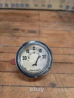 Vintage 1947-59 GMC Truck Cream Face Amp Gauge 30-30 Tan Beige