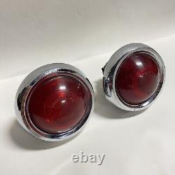 Vintage 1950 Pontiac GUIDE Tailights Hot Rod SCTA PAIR