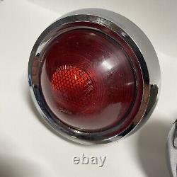 Vintage 1950 Pontiac GUIDE Tailights Hot Rod SCTA PAIR