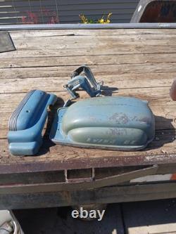 Vintage 1950's Evinrude Fastwin 14hp Outboard Boat Motor Parts, Model #4441