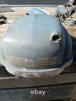 Vintage 1950's Evinrude Fastwin 14hp Outboard Boat Motor Parts, Model #4441