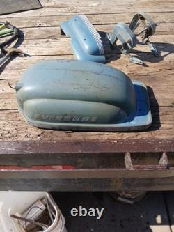 Vintage 1950's Evinrude Fastwin 14hp Outboard Boat Motor Parts, Model #4441