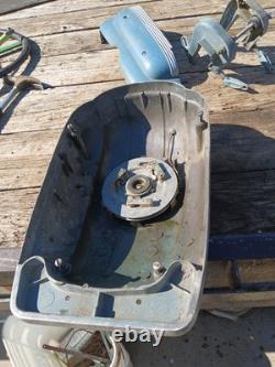 Vintage 1950's Evinrude Fastwin 14hp Outboard Boat Motor Parts, Model #4441