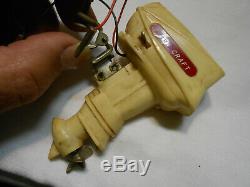 Vintage 1950's Japan Toy Boat Parts & Battery Operated Motor