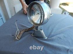 Vintage 1950's Taylor Made Boat Spot Light With Mount Works Parts Estate Find