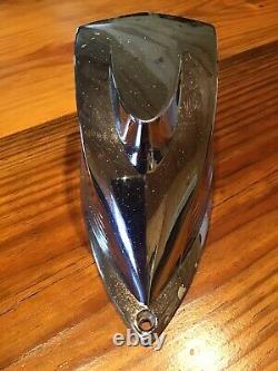 Vintage 1950s -1960s Boat Bow Light Wood Boat Parts Chrome Red & Green