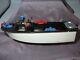 Vintage 1950s Ideal Toys Harbor Launch Plastic Toy Boat For Parts