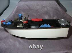 Vintage 1950s Ideal Toys Harbor Launch Plastic Toy Boat For Parts