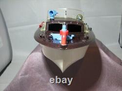 Vintage 1950s Ideal Toys Harbor Launch Plastic Toy Boat For Parts