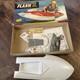 Vintage 1950s Lindberg Line Flash Toy Racing Outboard Boat Box And Parts Read