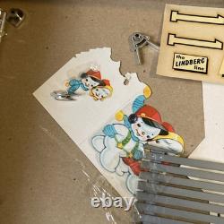 Vintage 1950s Lindberg Line Flash Toy Racing Outboard Boat Box And Parts Read