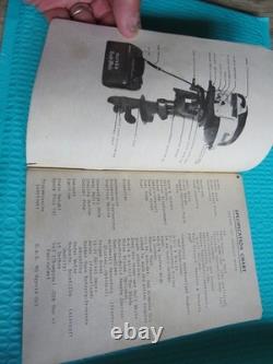 Vintage 1950s Oliver 15hp Model K Boating Instructions And Parts List Booklet