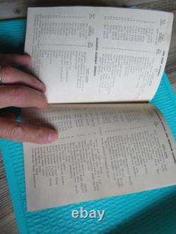 Vintage 1950s Oliver 15hp Model K Boating Instructions And Parts List Booklet