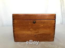 Vintage 1951 Wilcox Crittenden Ships Boat 6 Cast Bronze Marine Compass Wood Box
