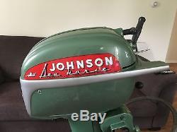 Vintage 1952 Johnson Sea Horse 10 hp QD 12 antique outboard